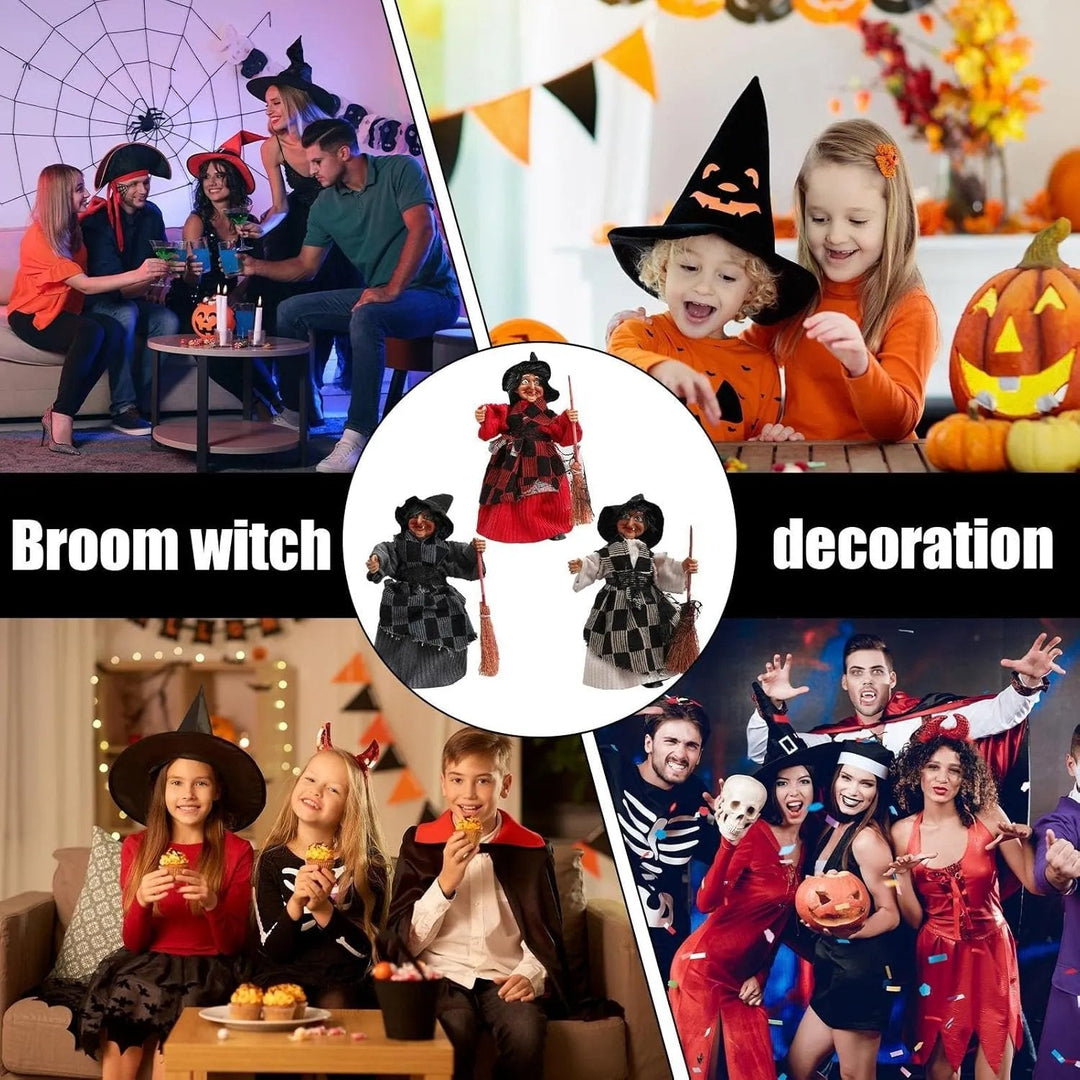 Lisslune | Halloween Witch Doll Statue Decor Desktop