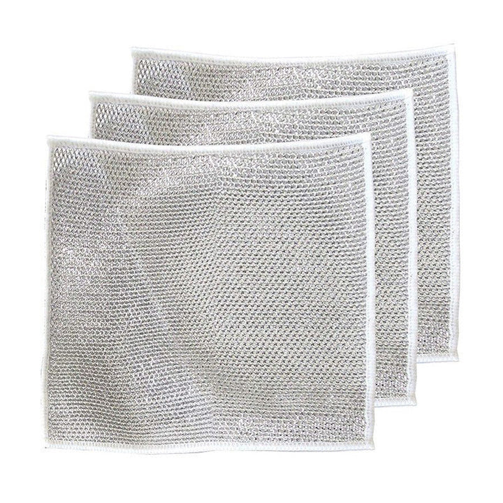 Lisslune | Microfiber Steel Wire Cleaning Cloths for Kitchen Appliances