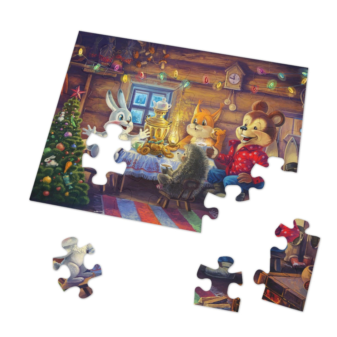 Lisslune | Holiday Cheer Jigsaw Puzzle - Premium Family Fun