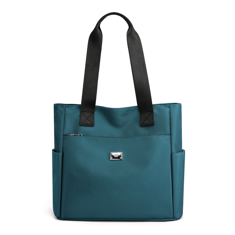 Lisslune | Large Capacity Water Repellent Multi Pocket Nylon Shoulder Bag