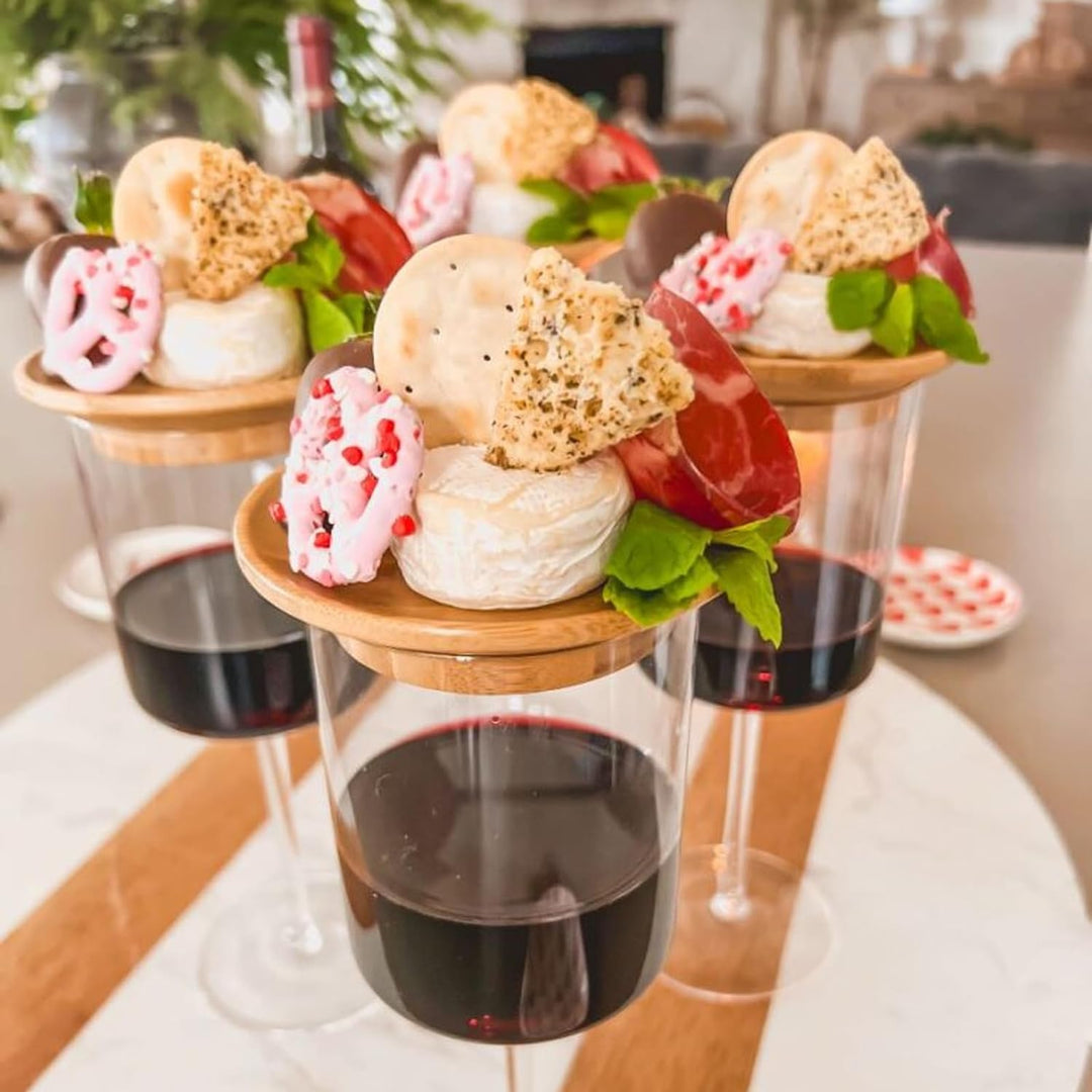 Lisslune | Wine Glass Charcuterie Attachment