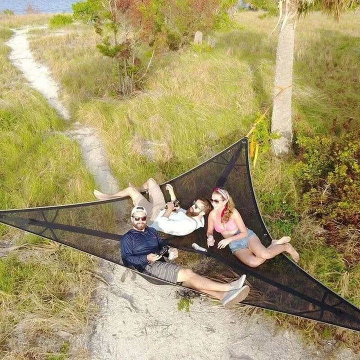 Lisslune | Multi-Person Camping Hammock with 3-Point Anchor System