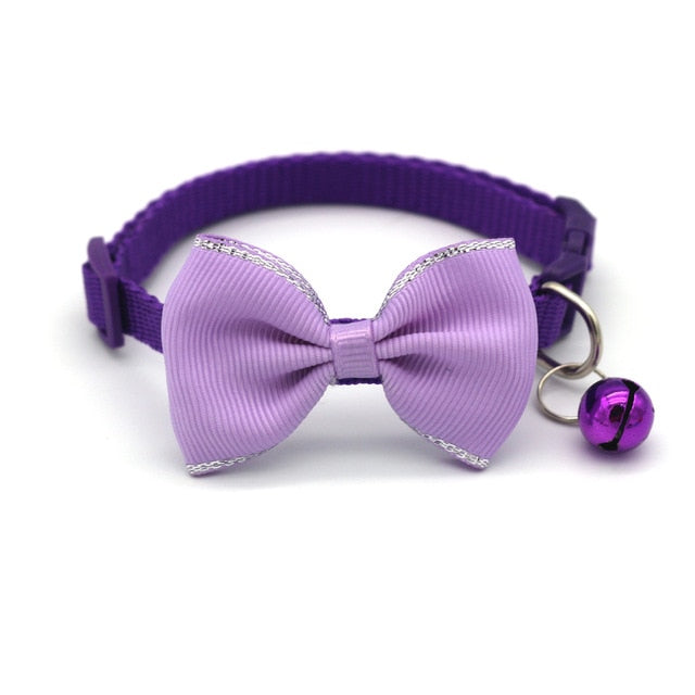 Lisslune | Bow and Bell Plush Collar