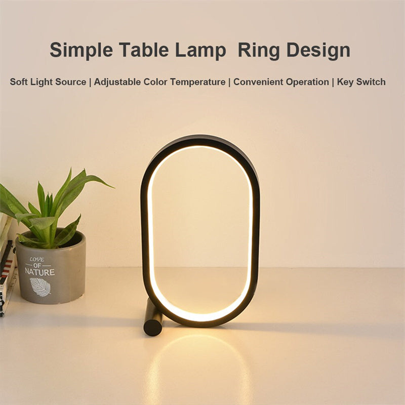 Lisslune | LUMINIQUE | Modern LED Table Lamp | Simple and Elegant | Touch and Remote Control