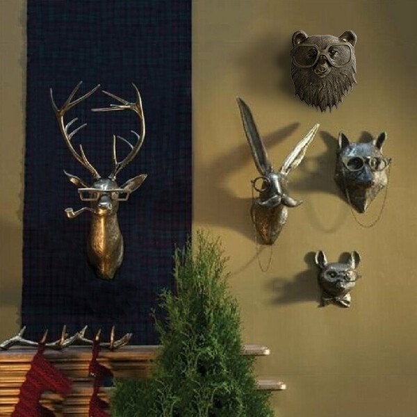 Lisslune | Unique animal head wall decoration for home