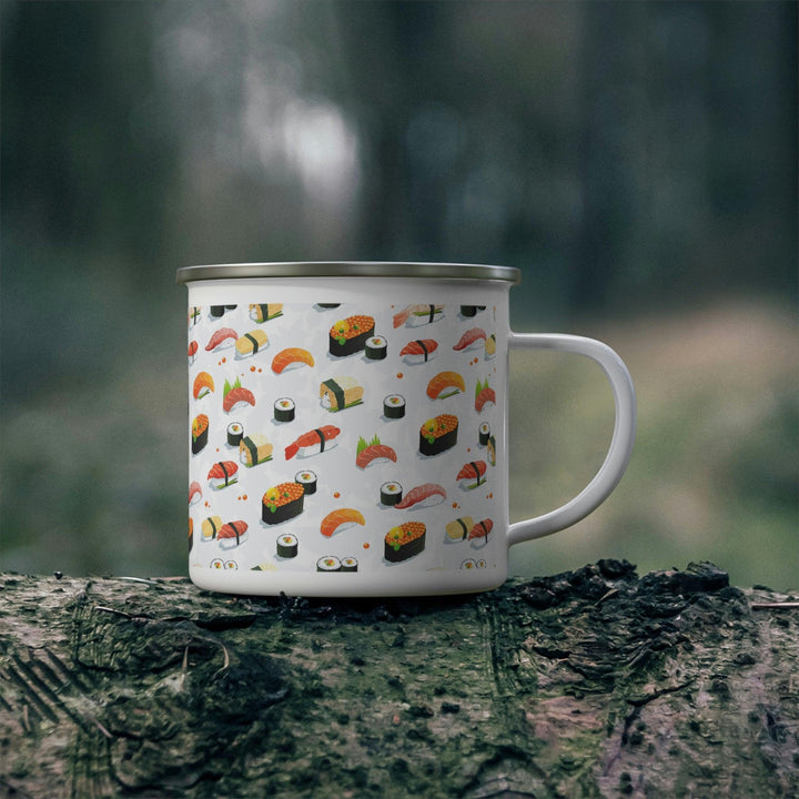 Lisslune | Customizable Enamelled Stainless Steel Camping Mug - Perfect for Outdoor Enthusiasts