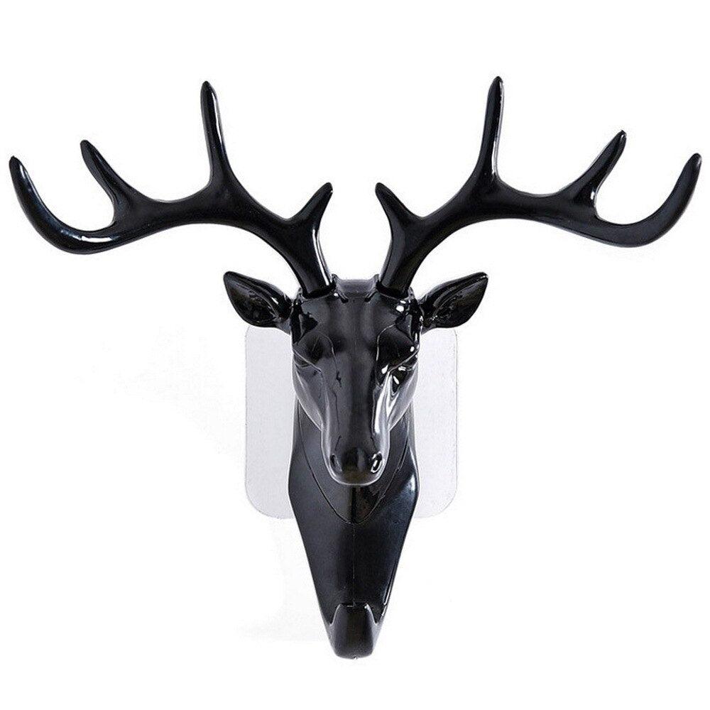 Lisslune | Chic rustic deer head wall hook for stylish home organization