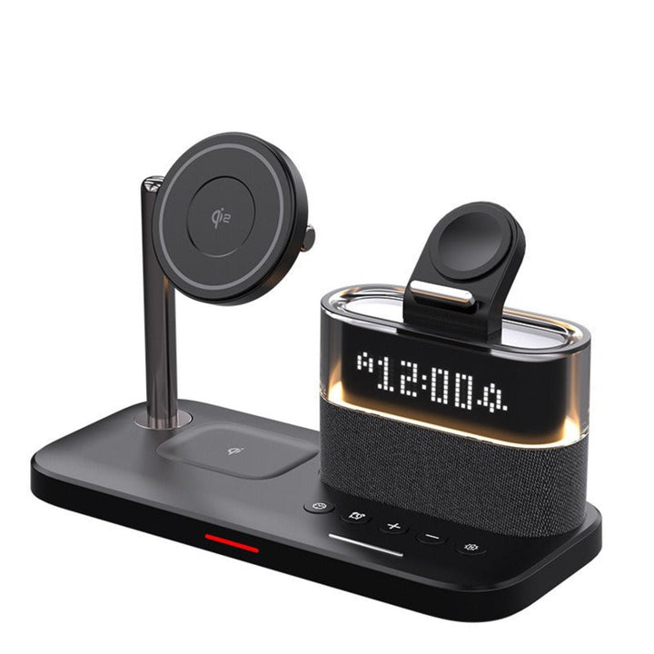 Lisslune | Magnetic wireless charging clock, sleek charging, time measurement, and comfort in one