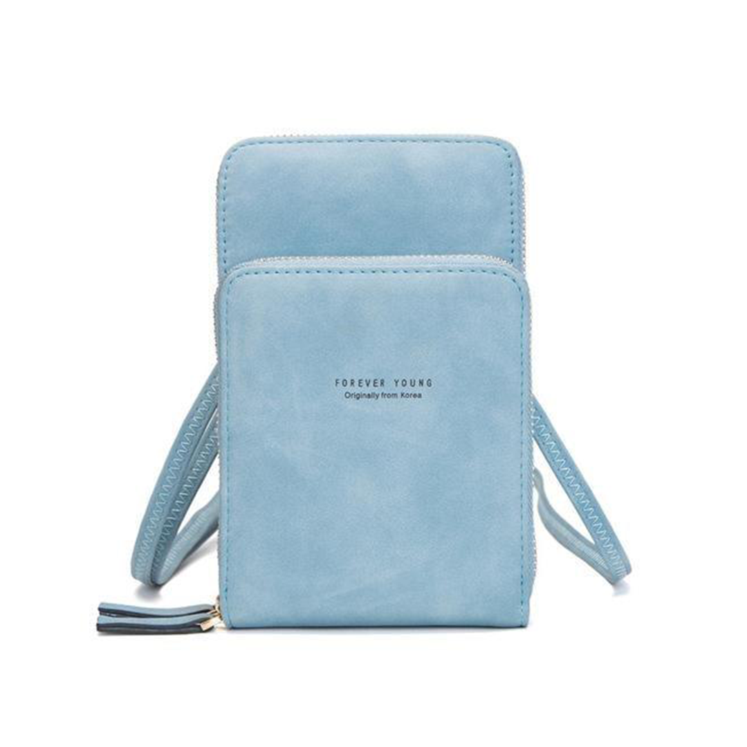 Lisslune | Triple Secure Leather Phone Purse: Elegance Meets Practicality