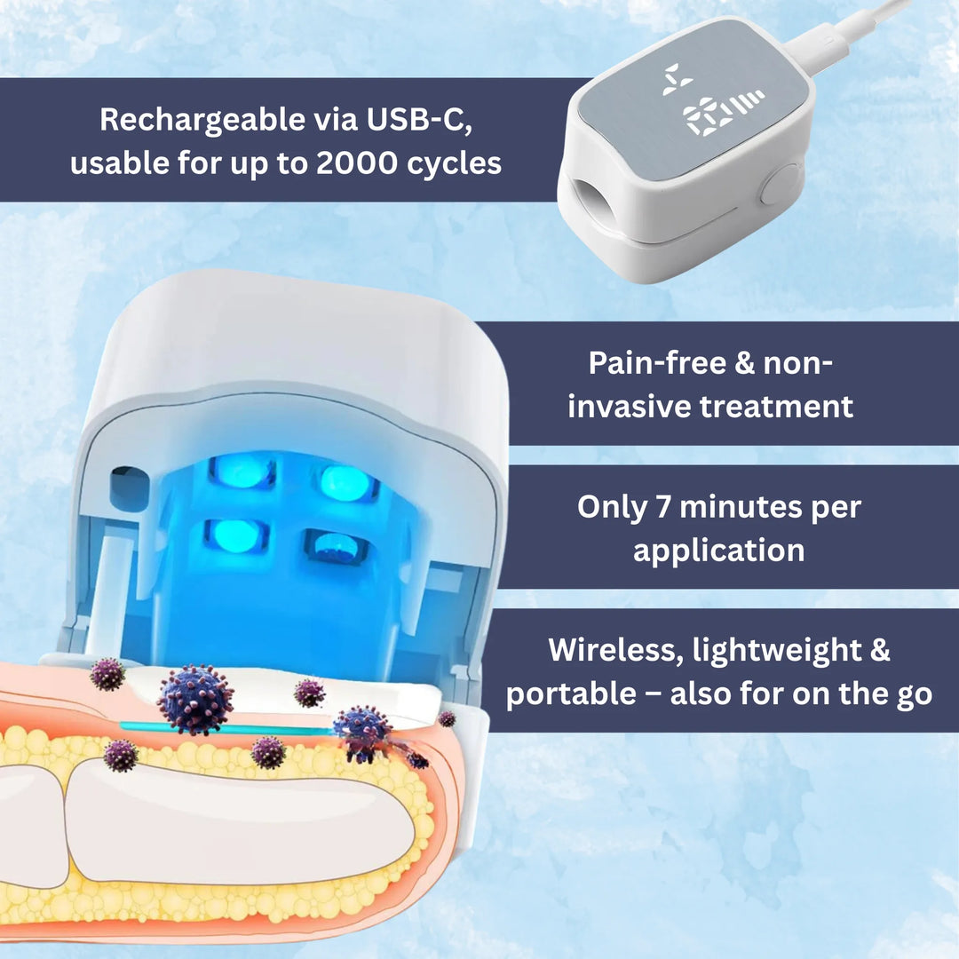 Lisslune | Nail Fungus Laser Treatment Device | Effective, Portable & Ideal for Home Use