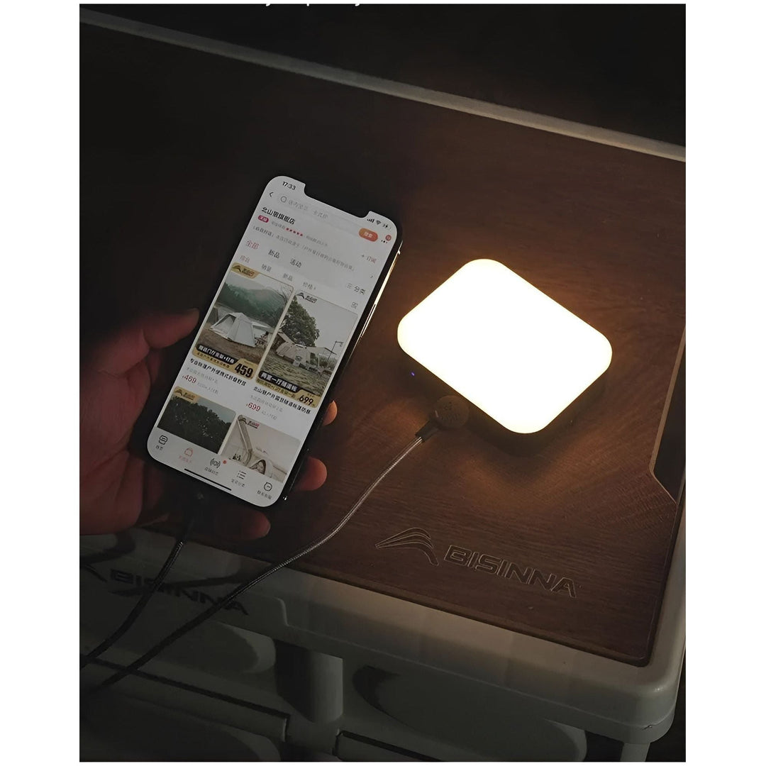 Lisslune | MagnaGlow – Magnetic rechargeable LED lamp with round, compact design