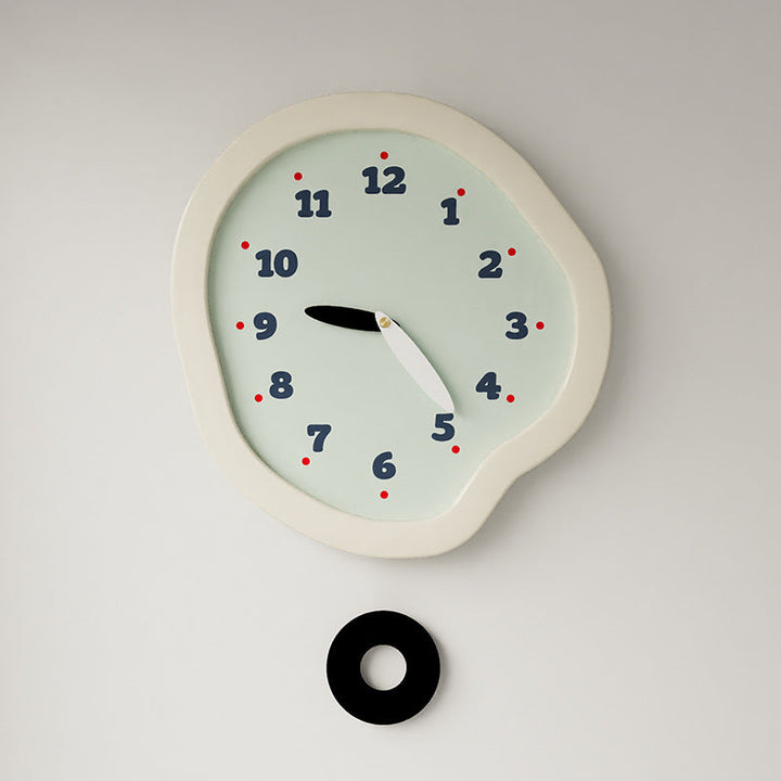 Lisslune | Irregular Shaped Pendulum Wall Clock-Deco Clock