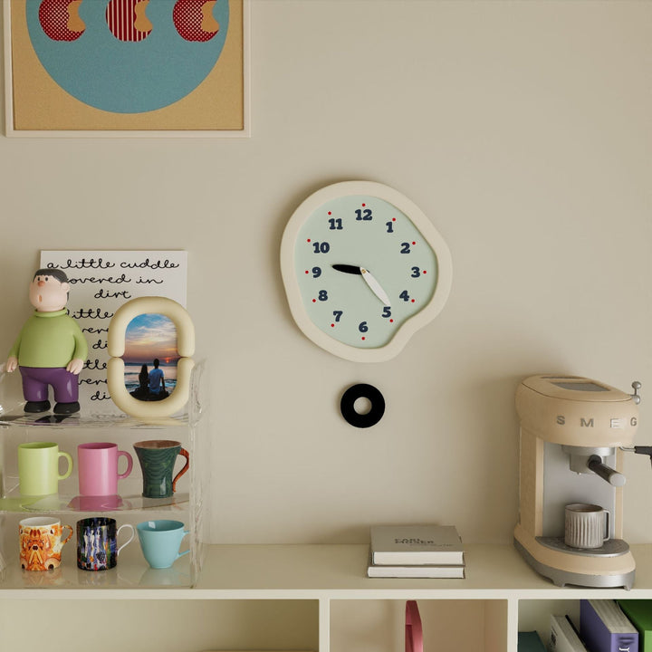 Lisslune | Irregular Shaped Pendulum Wall Clock-Deco Clock