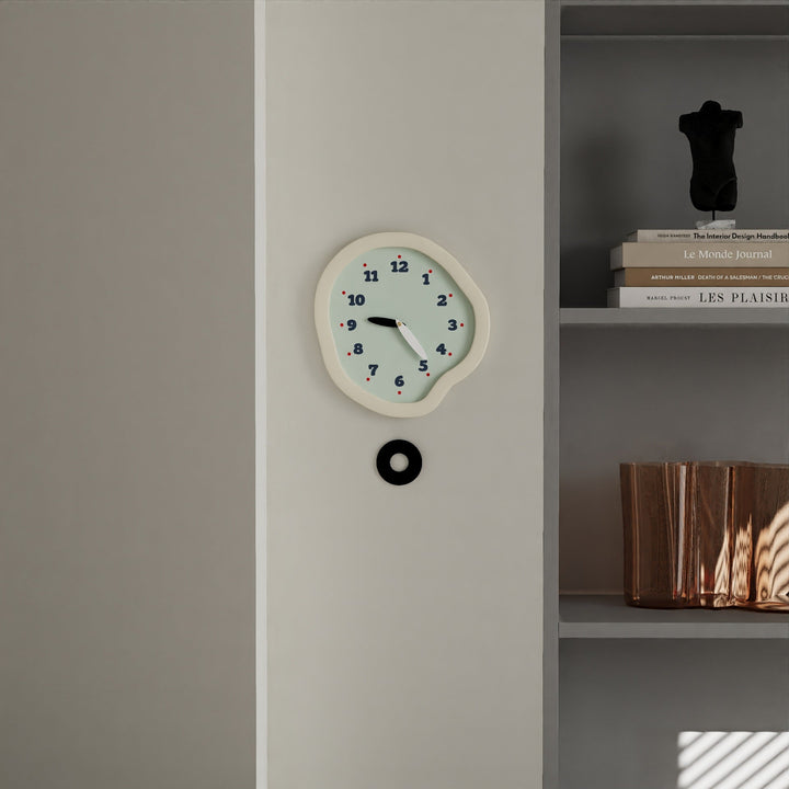 Lisslune | Irregular Shaped Pendulum Wall Clock-Deco Clock