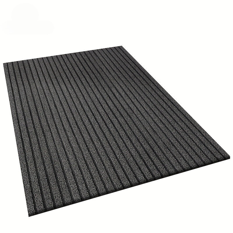 Lisslune | All-Season Weatherproof Doormat – Abrasion-Resistant Striped Doormat, Non-Slip, Stain and Fade Resistant, Low Profile Mat for Indoor and Outdoor