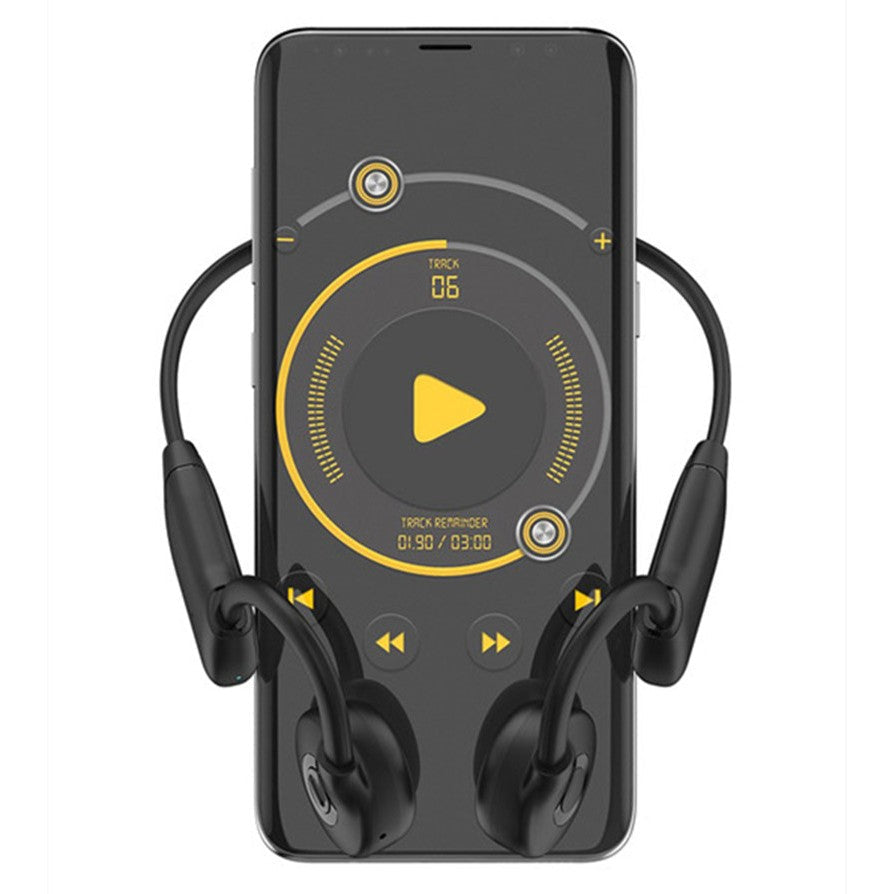 Lisslune | Bone Conduction OverEar Bluetooth Earbuds, with 32G Memory and IPX6 Waterproof, for Commuting and Sports