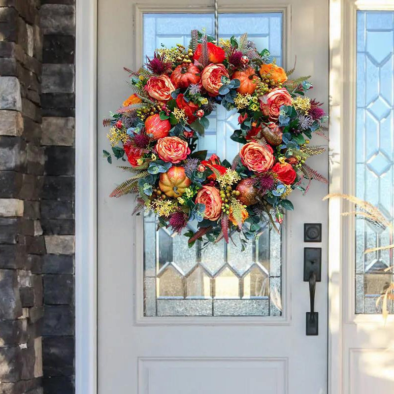 Lisslune | Halloween Pumpkin Wreath