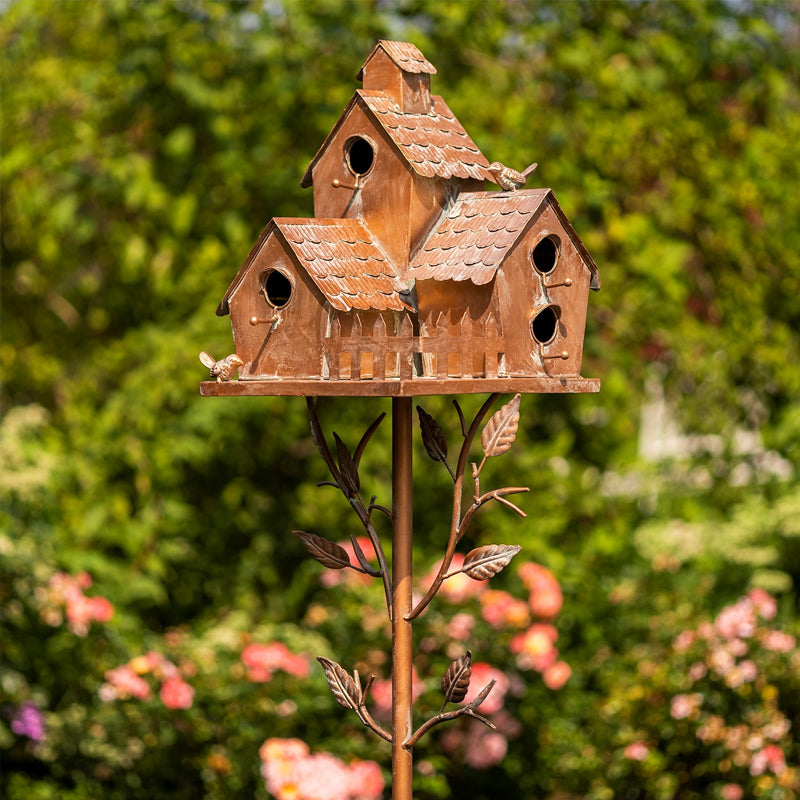 Lisslune | Birdhouse Garden Stakes
