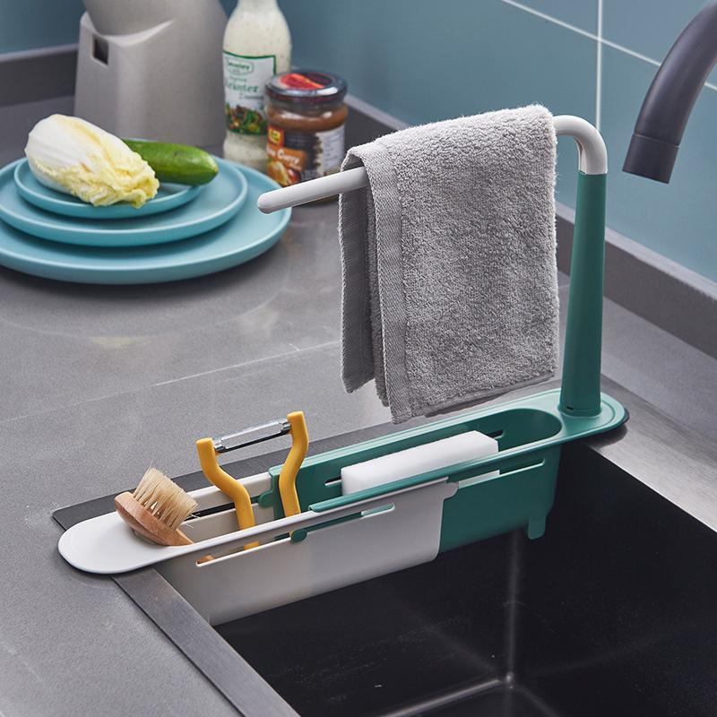 Lisslune | Telescopic Sink Storage Rack