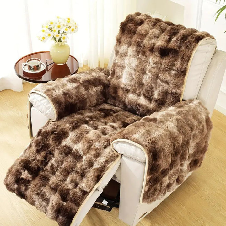 Lisslune | Velvet Plush Recliner Sofa Cover