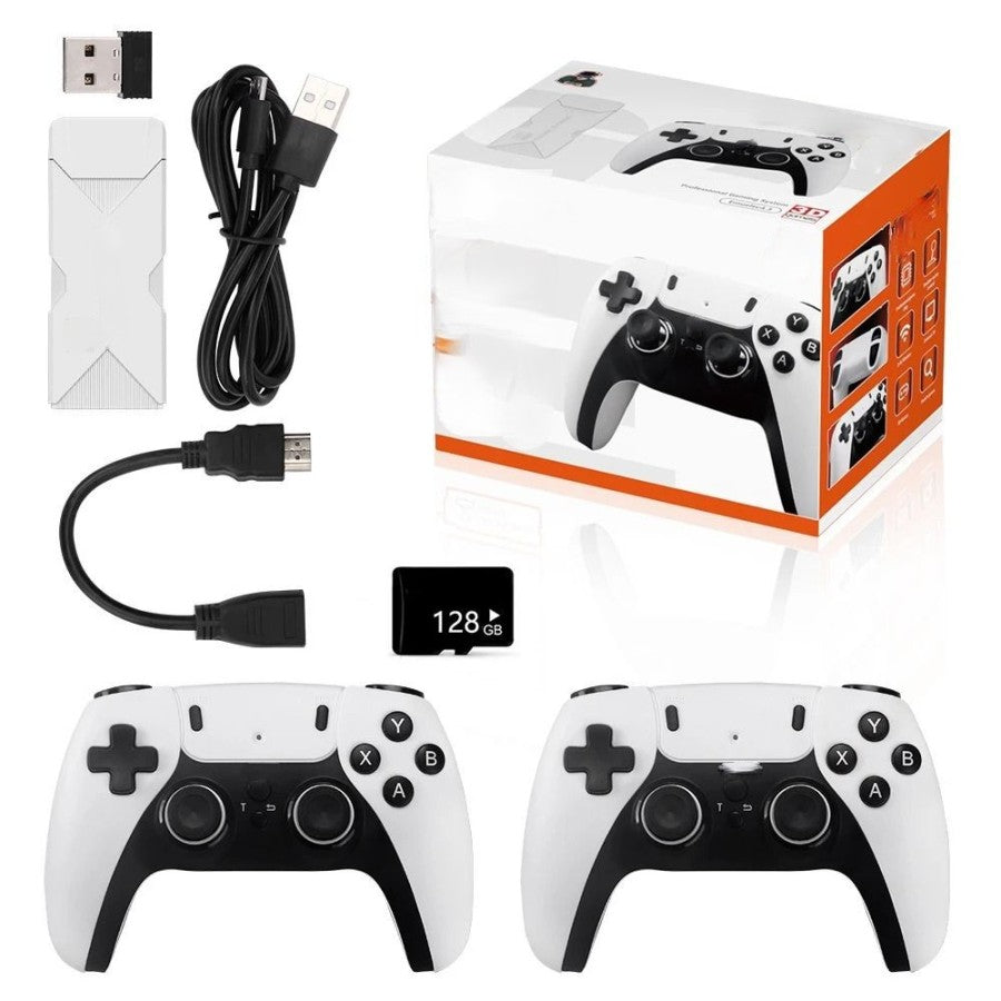Lisslune | Wireless Retro Gaming Console: 40,000+ Games & 4K HDMI Connectivity, 2.4G Controller