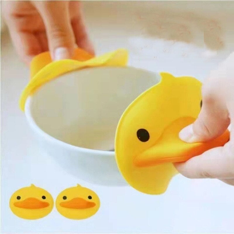 Lisslune | 2Pcs Yellow Duck Potholder