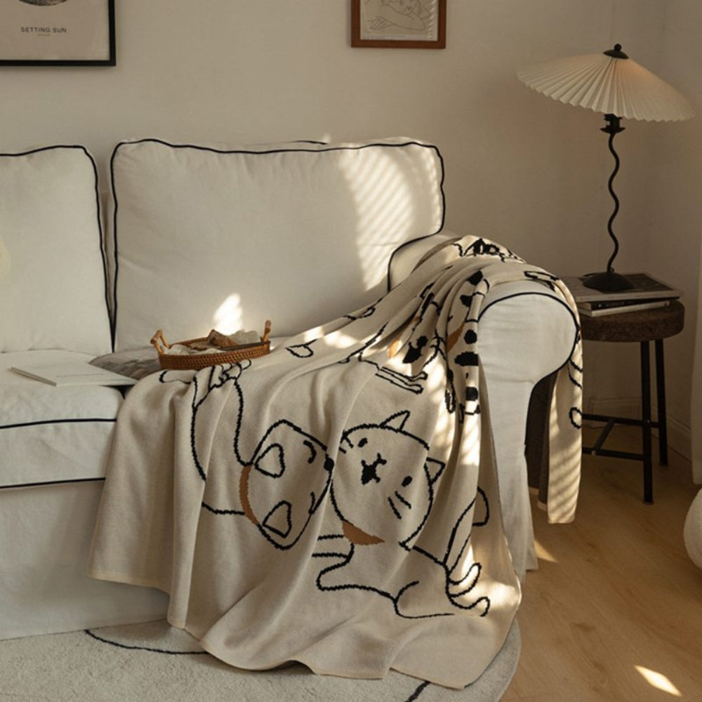 Lisslune | Purrsoft Cotton Nap Blanket
