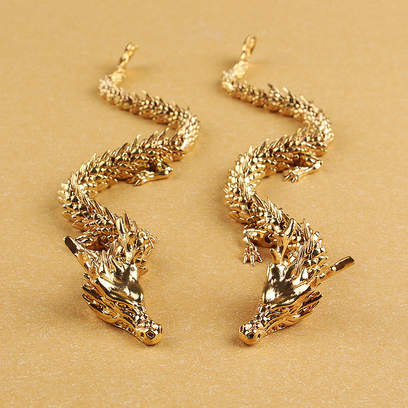 Lisslune | Gold dragon with movable joints