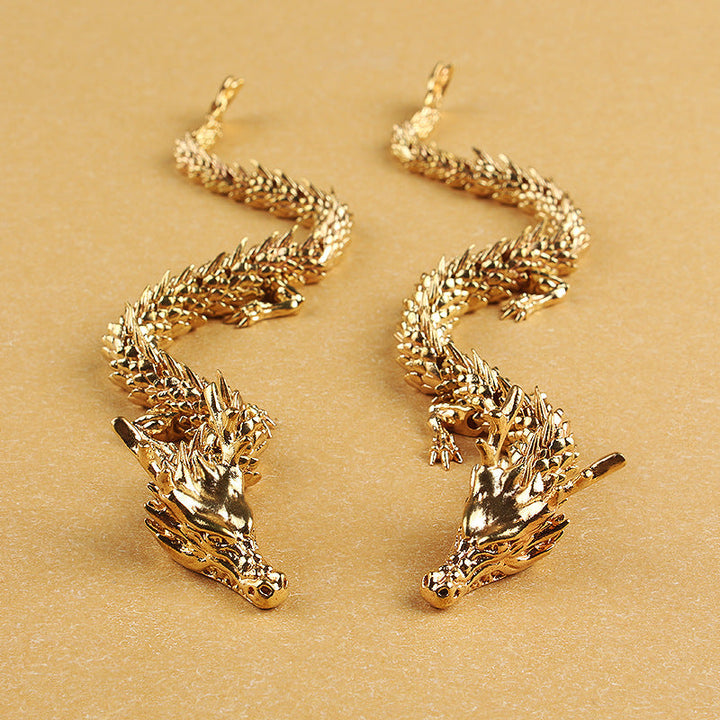 Lisslune | Gold dragon with movable joints