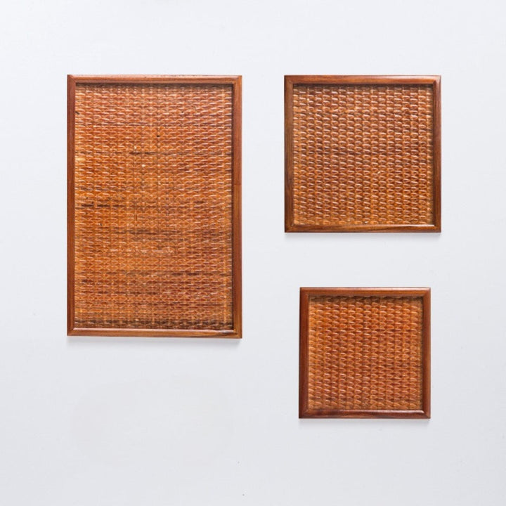 Lisslune | Artisanal Rattan Wooden Tea Tray