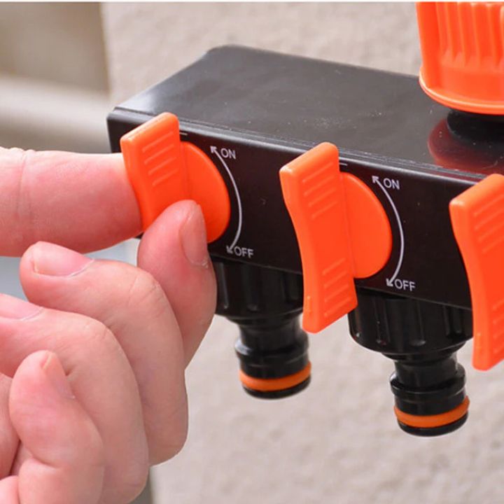 Lisslune | 4-Way Garden Hose Splitter – Efficient Irrigation for Your Garden