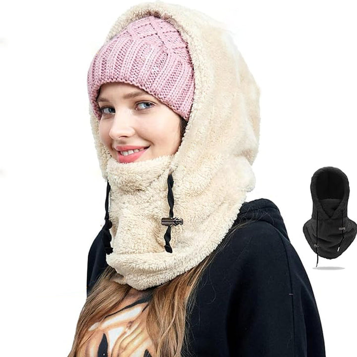 Lisslune | 3-in-1 Winter hat - Warm, windproof and multifunctional