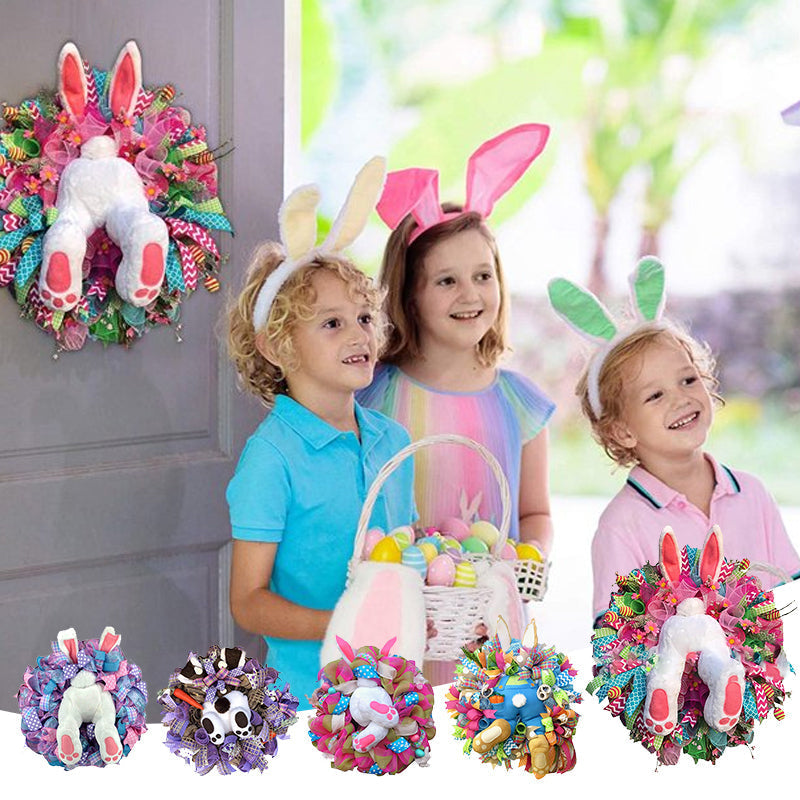 Lisslune | Easter Bunny Wreath Sticker