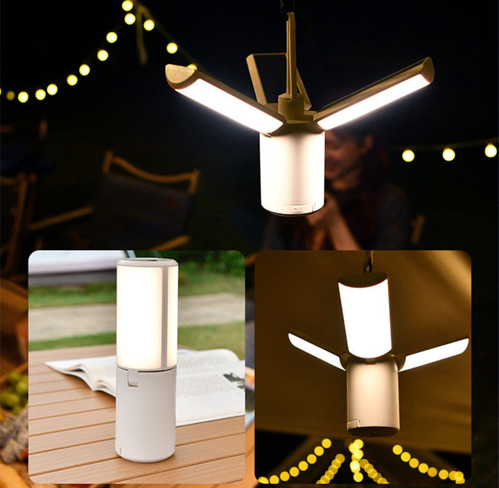 Lisslune | Solar Outdoor Camping Light Super Long Life Rechargeable Tent Light