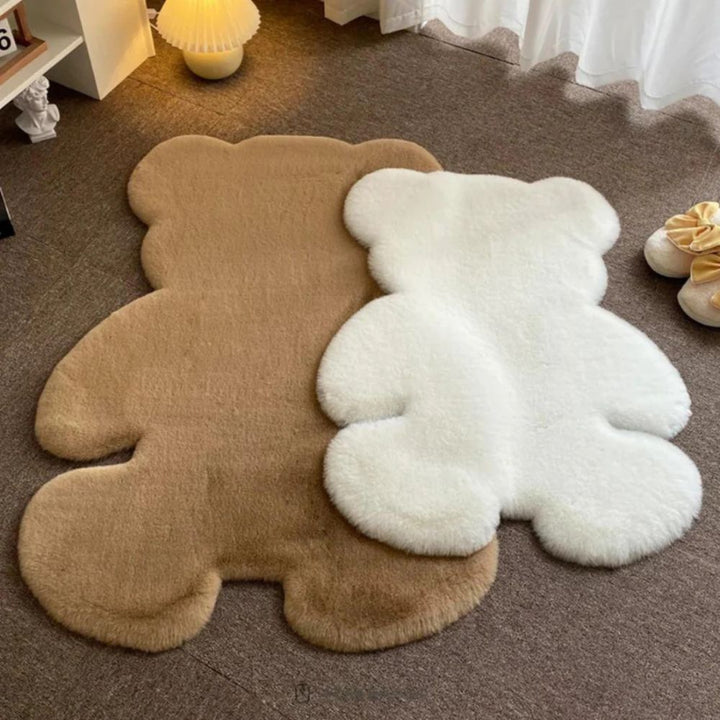 Lisslune | Fluffy Charm Teddy Bear Rug