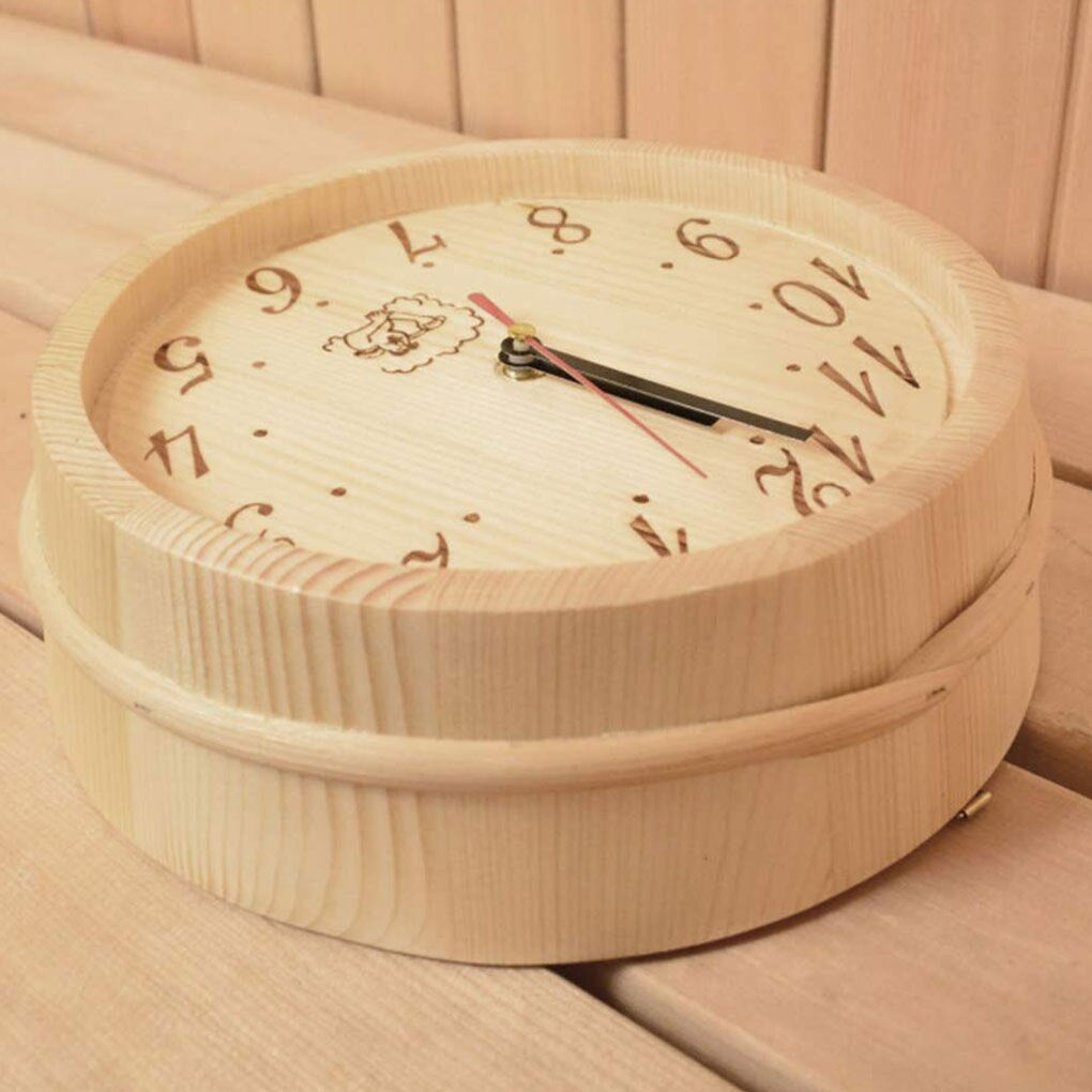 Lisslune | NordicHush Silent Wood Wall Clock
