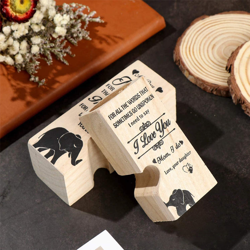 Lisslune | Creative candle holder made of wood