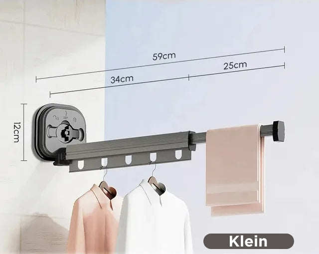 Lisslune | Retractable clothesline with suction cup