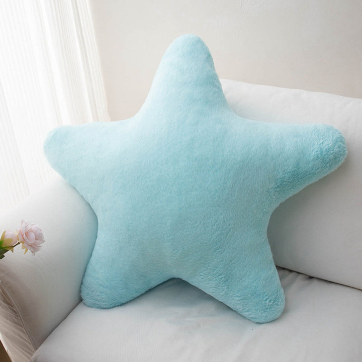 Lisslune | Cuddly Pastel Fluffy Star Cushion