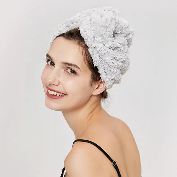 Lisslune | Hat made of coral fleece for dry hair