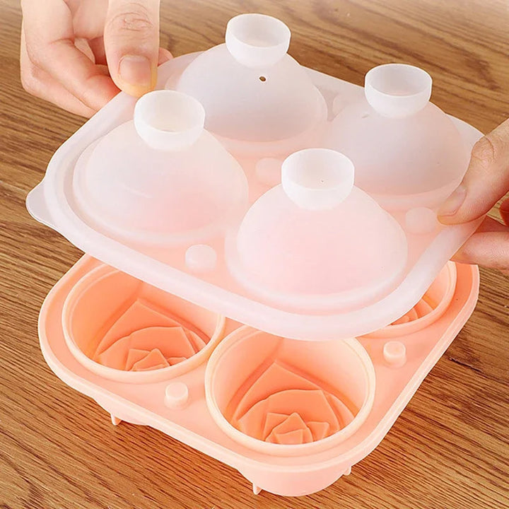 Lisslune | 3D Rose Ice Cube Trays