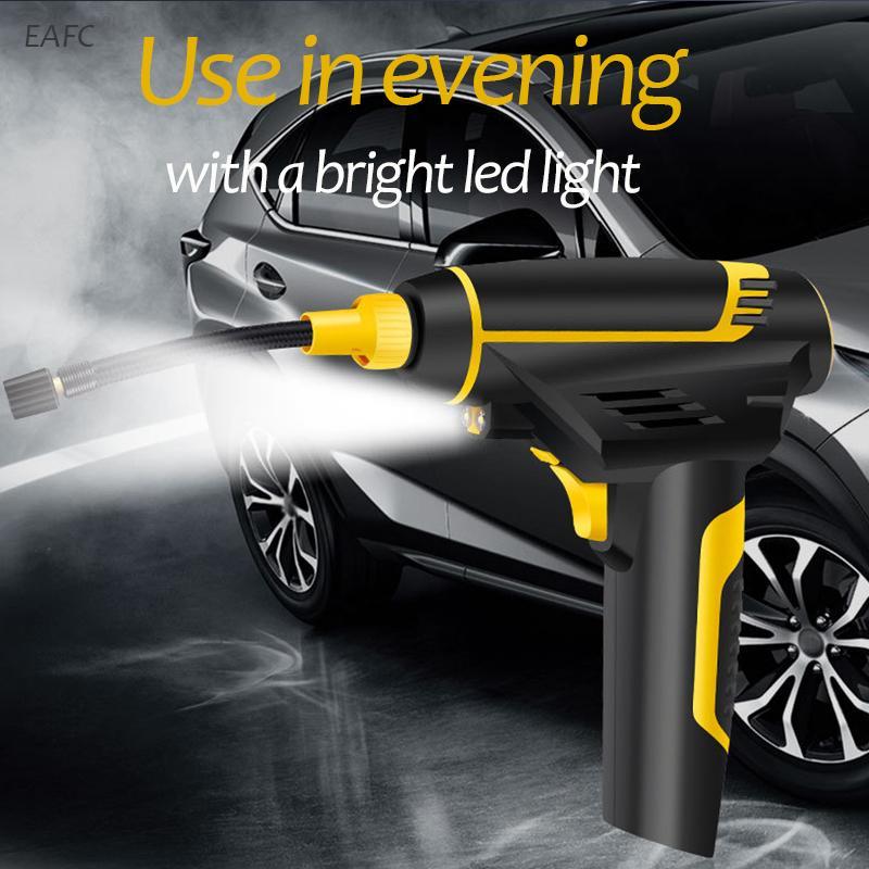 Lisslune | 120W Car Air Compressor Handheld USB Rechargeable Electric Inflator Pump