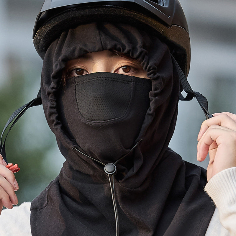 Lisslune | Hooded Face Mask with Neck Warmer for Cycling