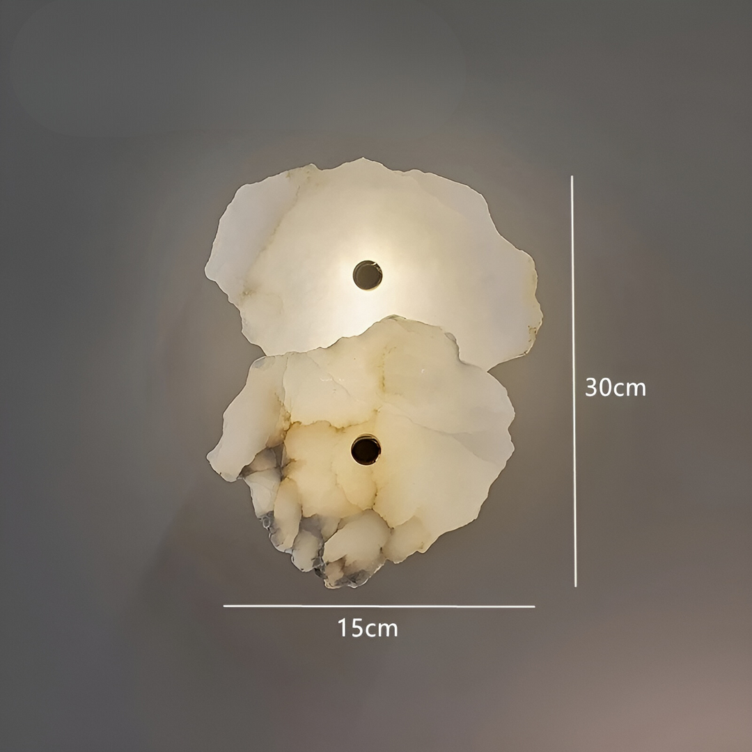 Lisslune | MarbleGlow - Luxurious LED Wall Lamp made of Marble