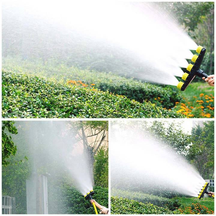 Lisslune | Multifunctional garden spray nozzle with 3 and 5 hole settings - for watering and garden care