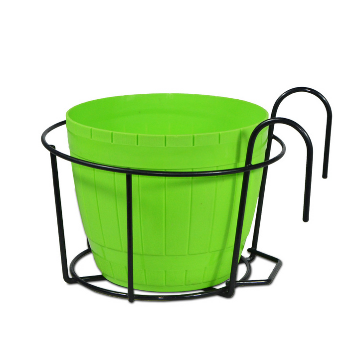Lisslune | Practical plant pot holder with stable metal frame for balcony and terrace
