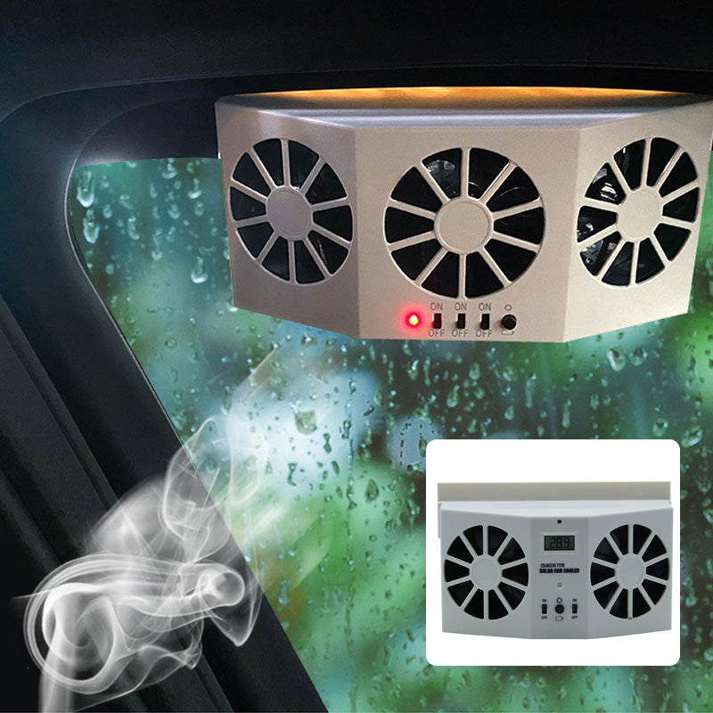 Lisslune | Solar-powered vehicle exhaust fan