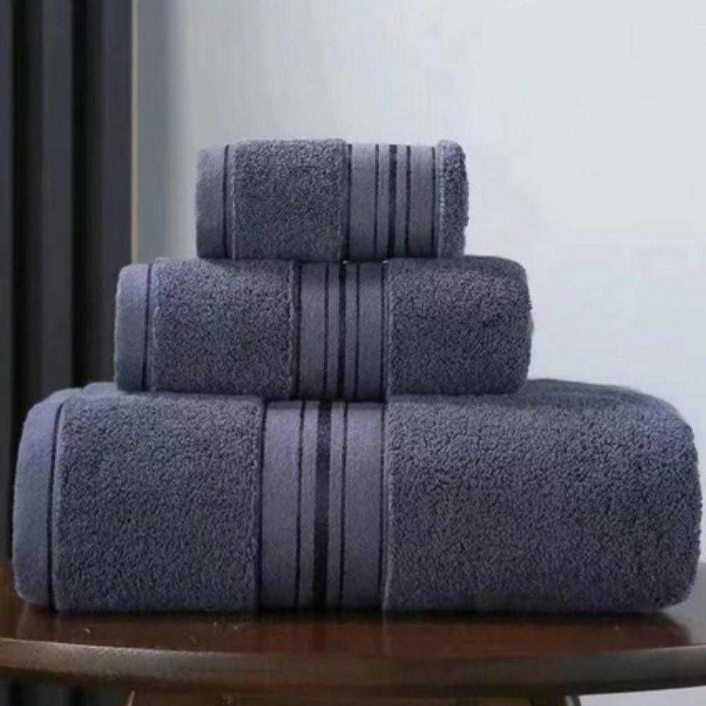 Lisslune | LuxeCloud Egyptian Cotton Towel Set for Soft Comfort