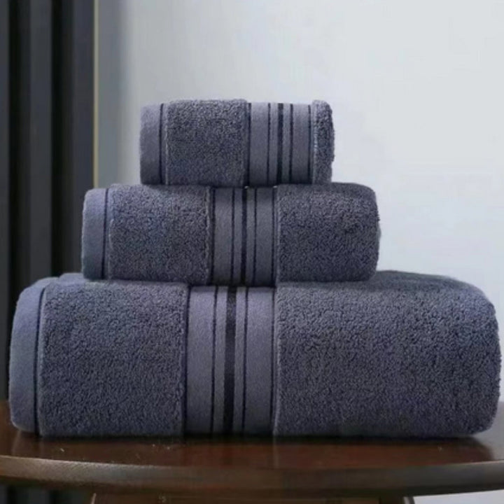 Lisslune | LuxeCloud Egyptian Cotton Towel Set for Soft Comfort
