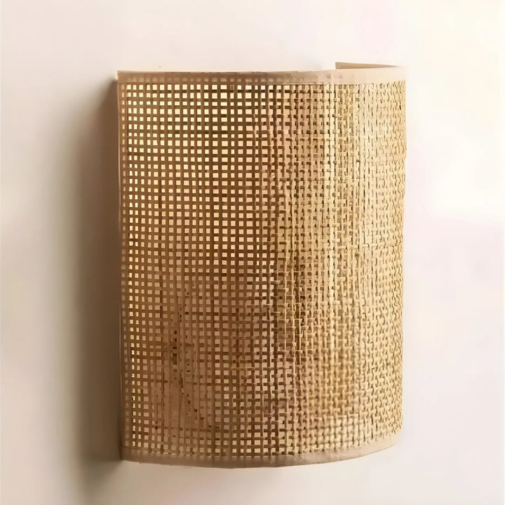 Lisslune | Modern Braided Rattan Wall Lamp